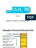 Recount Text Part 1