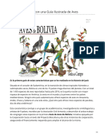 .Bo-Bolivia Ya Cuenta Con Una Guía Ilustrada de Aves PDF