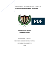 Tesis Terminada Ultima Sobre Tercerizacion Laboral Etica PDF