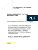 Eficacia Subjetva de Las Sentencias de Control Difuso de Constitucionalidad