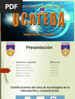 Certificaciones del área de tecnologías de la información y comunicación (2)