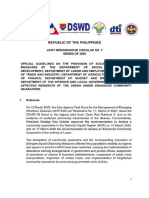 JMC Guidelines On Provision of Social Amelioration Measures PDF