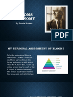 Blooms Taxonomy