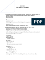 DISKUSI 3 Matematika Ekonomi PDF