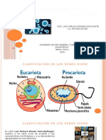 Clasificacion de Los Seres Vivos 1 Periodo