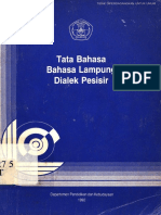 Tata Bahasa Bahasa Lampung Dialek Pesisir PDF