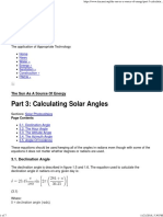 Part 3 - Calculating Solar Angles - ITACA