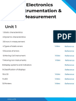 Electronics Instrumentation & Measurement Guide