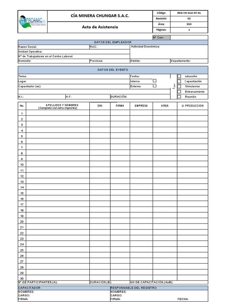 Check List | PDF | Minería | Materiales