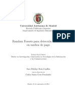 Random Forests para detección de fraude en medios de pago