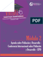 Modulo 2 Agenda Sobre Poblacion y Desarrollo