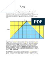 Área y Significado