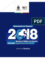 Informe Tecnico Rendicion Publica de Cuentas PDF