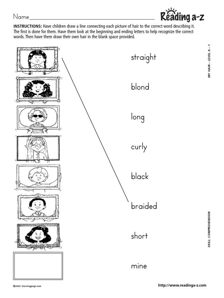 RK 000010 Worksheet PDF | PDF | Human Hair