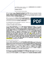Compraventa - Acciones y Derechos - Departamento 208 - Fredy y Cristina Barrera
