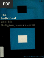 Allport, Gordon W. (Gordon Willard), 1897-1967 - The Individual and His Religion, A Psychological Interpretation-Macmillan (1950) PDF