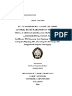 Estimasi Produksi Gas Metana Dari Landfill Di Eks-Karesidenan Kedu Jawa Tengah Dengan Modelling Menggunakan Landgem Dan Lfgcost-Web