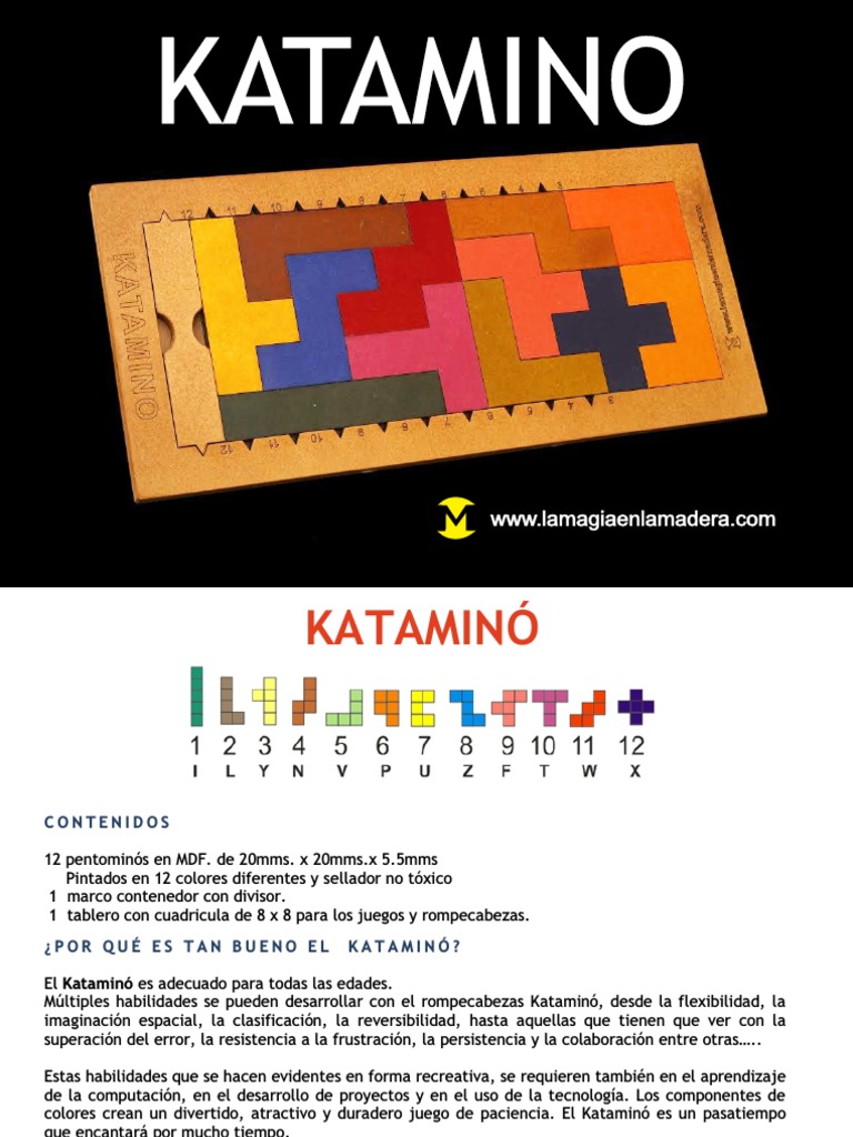 Katamino Completo PDF | PDF Juegos de mesa | Juegos de estrategia