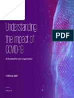 Understanding The Impact of COVID-19: A Checklist For Your Organisation