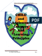 Child and Adolescent Learners and Learning Principles