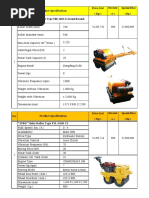 No. Price List (RP) Product Specification: Special Price (RP) " DYNAMIC " Baby Roller Type TBR 1000 D Second Recond