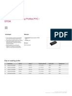 5-154 Clip-On Sealing Profiles PVC / Epdm
