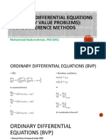 Lecture 3 - ODE (BVP) - Finite Difference