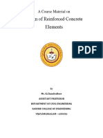 CE6505 Design of Reinforced Concrete Elements PDF