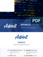 Adroit's - Sparkle Brochure