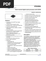 STA309A: Multi-Channel Digital Audio Processor With DDX®