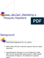 Case: All Out'-Marketing A Mosquito Repellent
