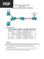 Practical Task 3 - Troubleshooting NAT Configurations_NEW