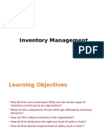 Inventory Management-MBA - Logistics