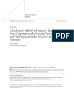Globalization of the Food Industry: Impact on Food Security and Nutrition