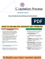 UAN KYC Updation Process in EPFO Portal