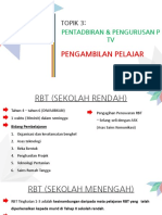 Topik 3 Pengambilan Pelajar