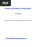 String Matching Algorithms