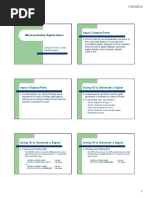 Microcontroller Applications: Input / Output Ports
