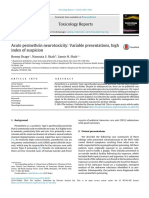 Toxicology Reports: Bonny Drago, Namrata S. Shah, Samir H. Shah