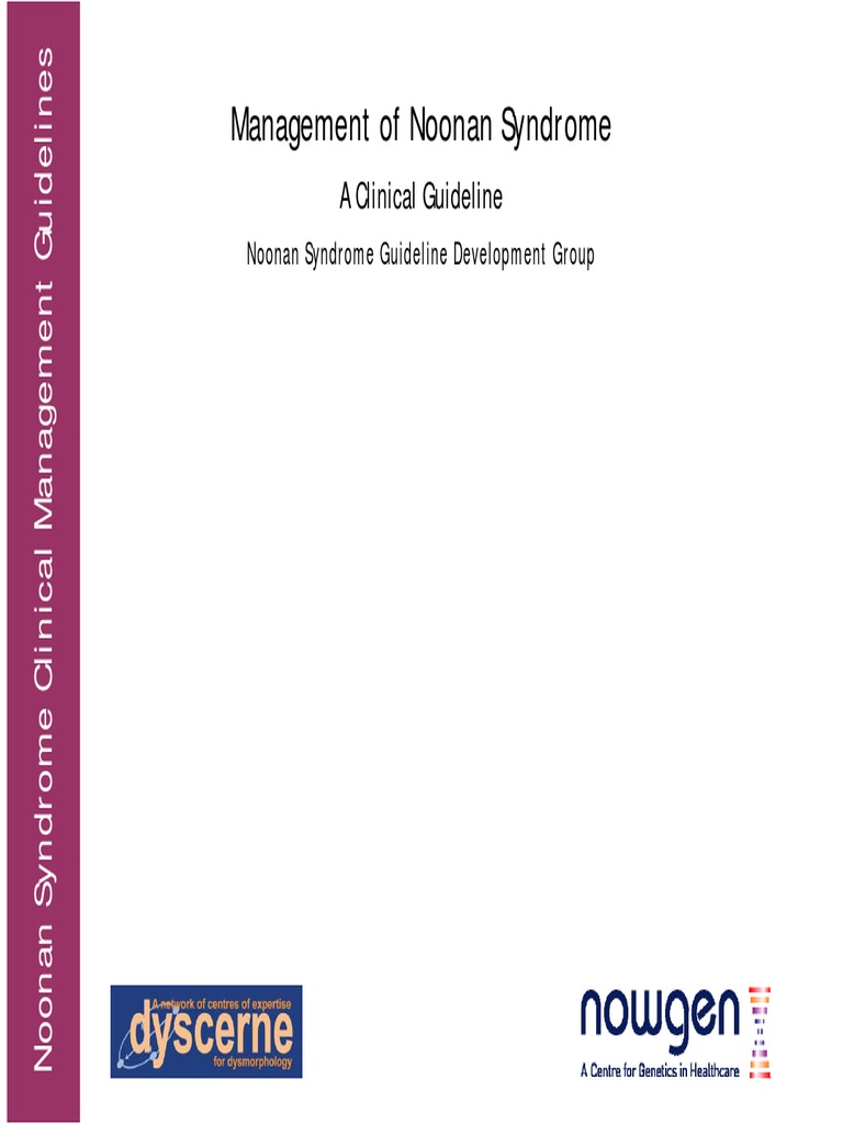 265 Noonan Guidelines PDF PDF Dentistry Clinical Medicine