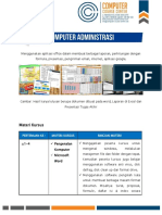 Materi Kursus Komputer Administrasi Perkantoran