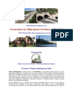 Geotechnics For High Speed Corridors-GHC 2019: International Conference On