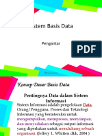 Week 1 - Pengantar Basis Data PDF
