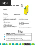 MSR126R/T Safety Relay Installation Guide | PDF | Relay | Alternating ...