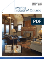 Floorcovering Institute of Ontarion 2008 2009 Directory