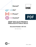 Deep Sea Electronics: Dseassistant PC Software Manual Document Number: 057-312