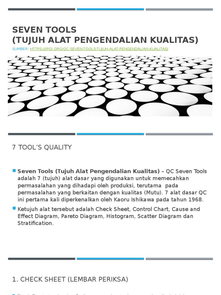 Seven Tools Quality | PDF