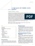 Asthme Aigu Grave de L'adulte (AAG) Aux Urgences: F. Spingler, B. Doumenc, A. Peyrilles