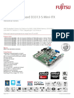 FUJITSU Mainboard D3313-S Mini-ITX: Data Sheet