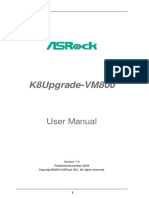 K8Upgrade-VM800: User Manual